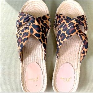 J. Crew Leopard Sandals